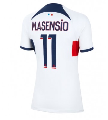 Paris Saint-Germain Marco Asensio #11 Bortatröja Kvinnor 2023-24 Kortärmad